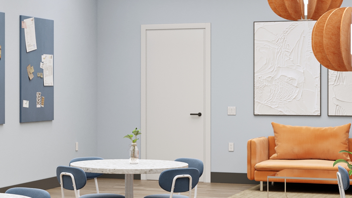 Concealed Hinge Acoustic Door
